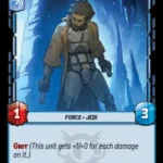 Lost Jedi Foil -STWU SEC Ingles