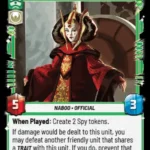 Queen Amidala Foil -STWU SEC Ingles