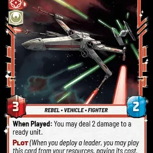 Strike Force X-Wing Foil -STWU SEC Ingles