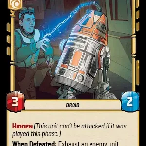 Unruly Astromech Foil -STWU SEC Ingles