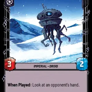 Viper Probe Droid Foil -STWU SEC Ingles