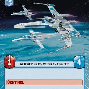 Defense Fleet X-Wing HyperSpace Foil -STWU SEC Ingles