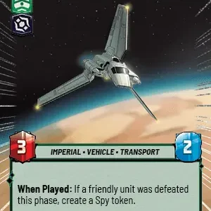 ISB Shuttle HyperSpace Foil -STWU SEC Ingles