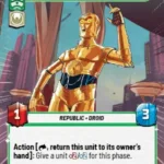 C-3PO HyperSpace Foil -STWU SEC Ingles