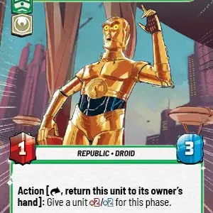 C-3PO HyperSpace Foil -STWU SEC Ingles