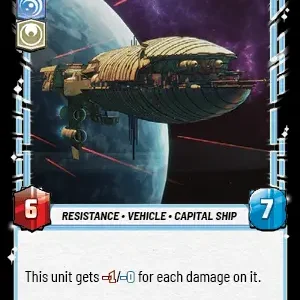 D'Qar Cargo Frigate Foil STWU JTL Ingles