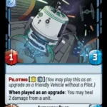 Astromech Pilot Foil STWU JTL Ingles