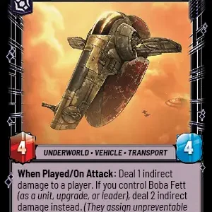 Fett's Firespray Foil STWU JTL Ingles