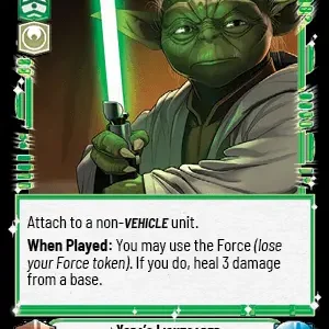 Yoda's Lightsaber STWU LOF INGLES