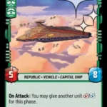 Acclamator Assault Ship FOIL STWU LOF INGLES