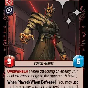 Savage Opress FOIL STWU LOF INGLES