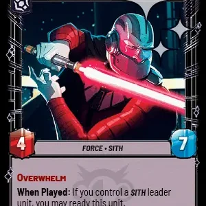 Darth Malak FOIL STWU LOF INGLES