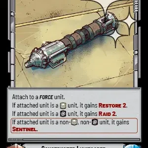 Constructed Lightsaber FOIL STWU LOF INGLES