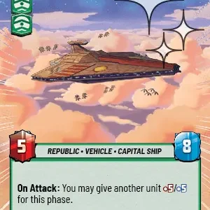 Acclamator Assault Ship HYPERSPACE FOIL STWU LOF INGLES