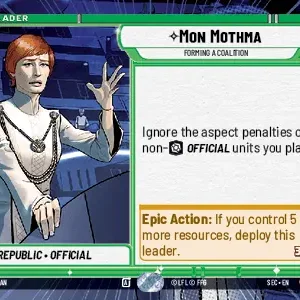 Mon Mothma HyperSpace Leader -STWU SEC Ingles
