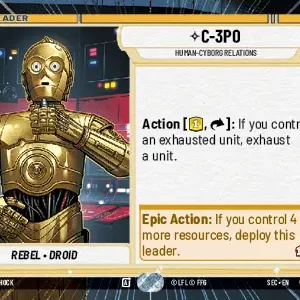 C-3PO HyperSpace Leader -STWU SEC Ingles