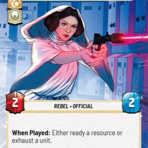 Leia Organa - Defiant Princess (Hyperspace) - Spark of Rebellion: Weekly Play Promos (SOR-WPP) INGLES