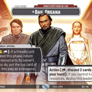 Bail Organa Showcase Leader -STWU SEC Ingles