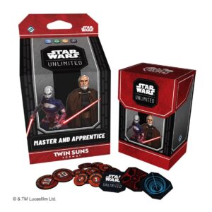 STAR WARS UNLIMITED - TWIN SUNS DECK MASTER AND APPRENTICE INGLES
